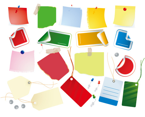 各种形式的纸张矢量素材