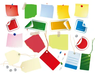 各种形式的纸张矢量素材