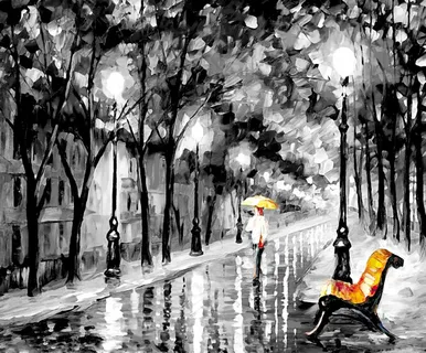 油画街道 油画街道