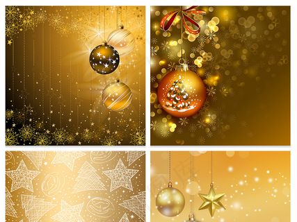 淘宝金色圣诞节主图背景