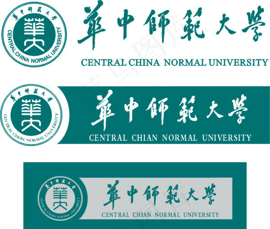 华中师范大学logocdr矢量模版下载