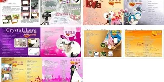 婚庆套系内页设计图片