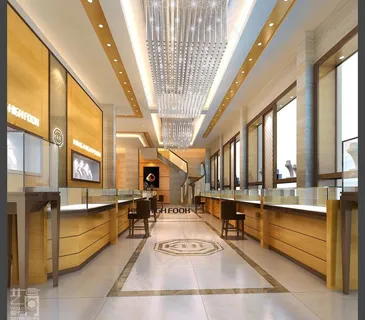 珠宝店商场3d效果图图片