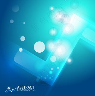 EPS蓝色抽象背景