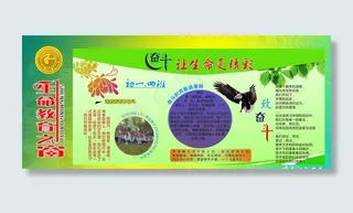 中学生奋斗让生命更精彩展板图片