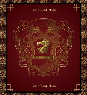 欧式金色古典花纹花边底纹边框图片