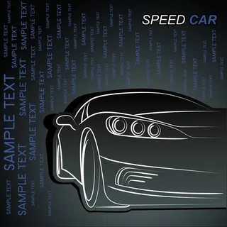 矢量汽车流线造型图片素材