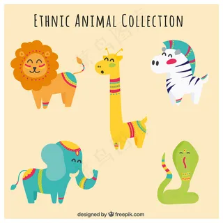 北欧简约卡通狮子矢量标志