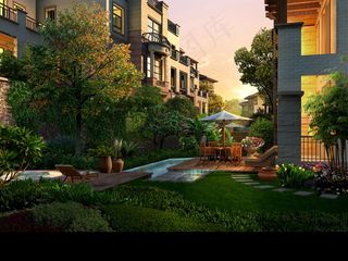 小区绿化景色方案二