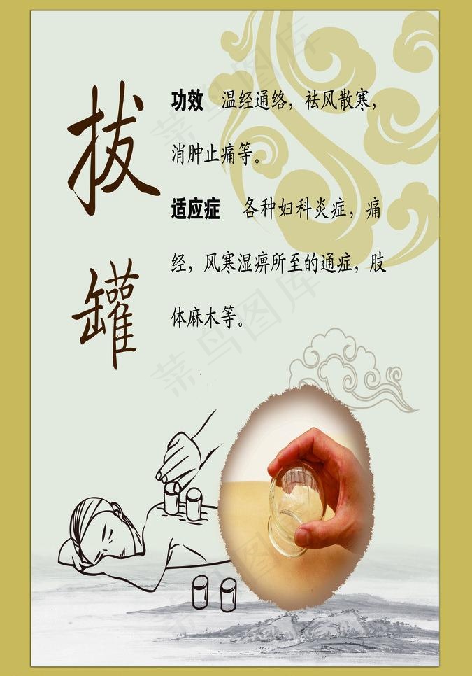 中医文化图片psd模版下载