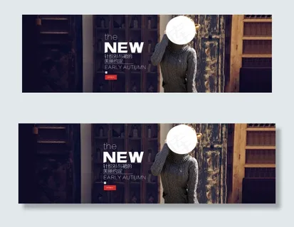 女装连衣裙高端简约海报