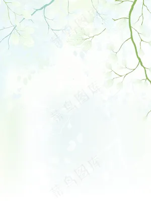 春天背景矢量插画