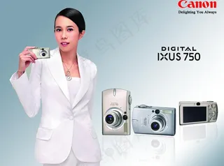 佳能数码相机海报图片