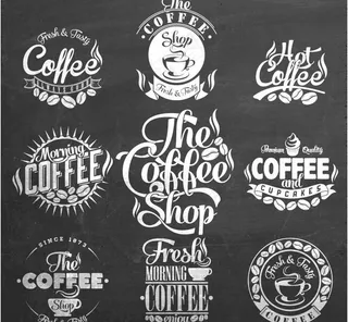 咖啡标签图片