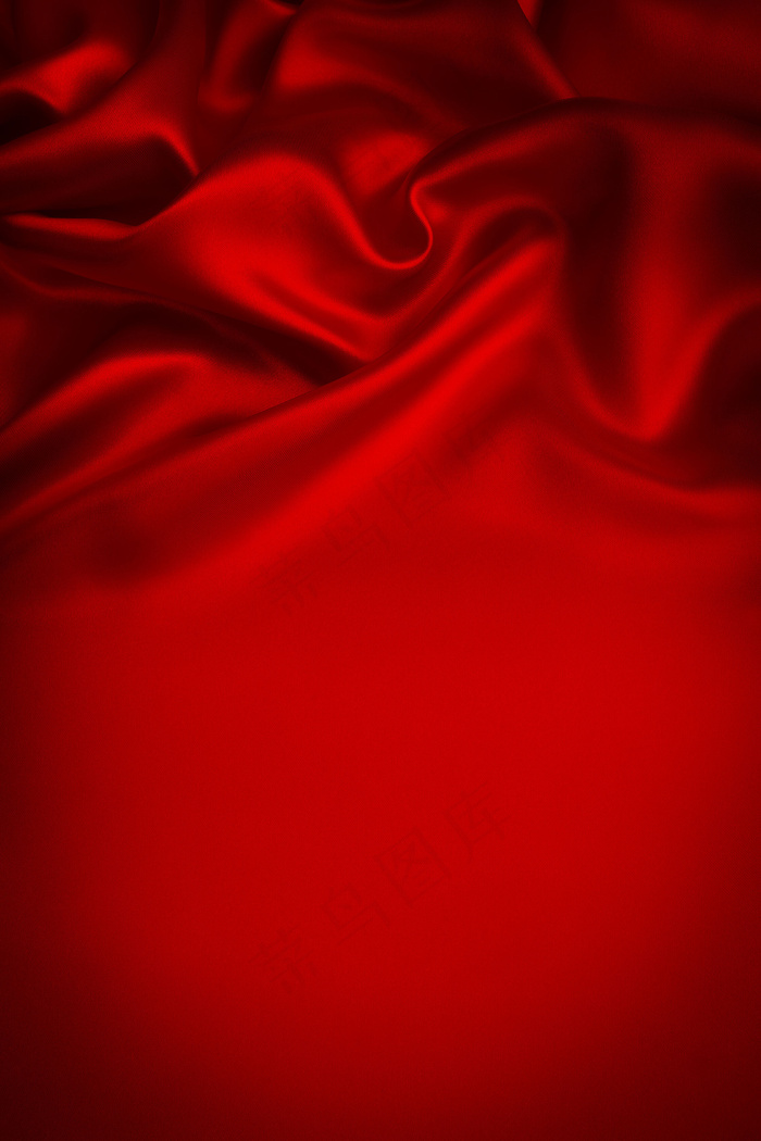 红绸纹理背景图片