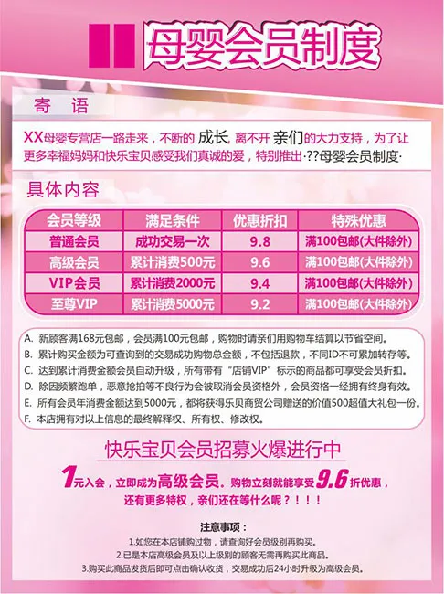 会员制度cdr矢量模版下载