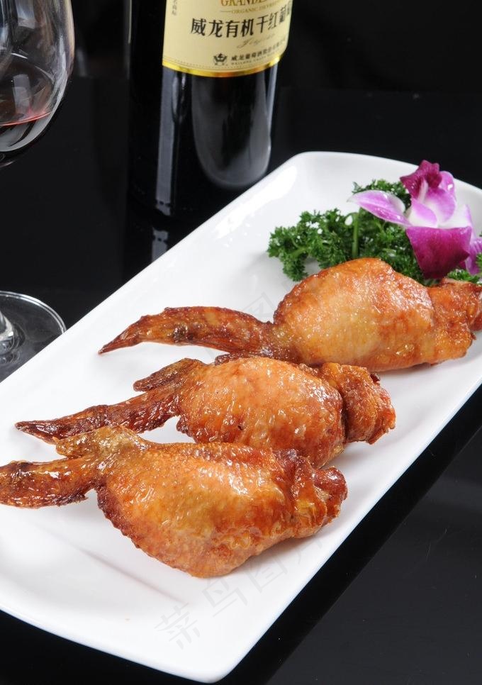 鲜虾胶酿鸡翅图片