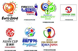 亚洲欧洲世界杯标志ai图片