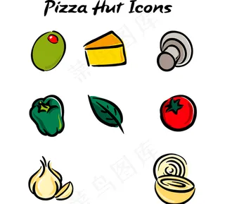 Pizza_Hut logo设计欣...