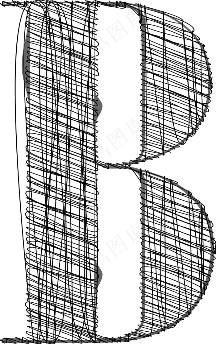 手绘字体矢量插画eps,ai矢量模版下载