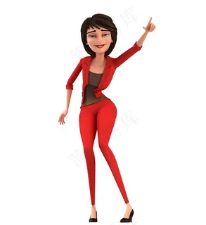 3d商务女士图片 3d商务女士图片
