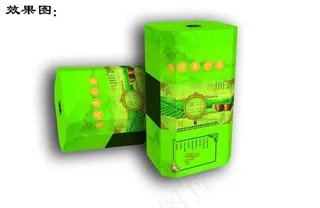 茶叶盒（展开图）图片