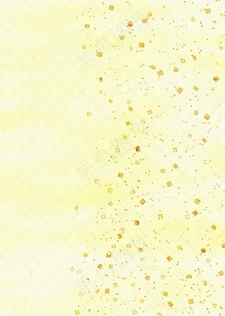 淡黄色网格碎点分布背景图