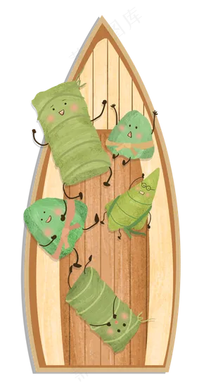 卡通可爱端午节粽子矢量图案卡通可爱端午节粽子矢量图案,免抠元素