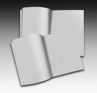 书籍画册展开内页展示图片