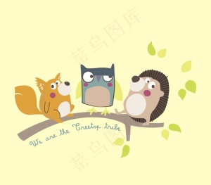 卡通动物图案