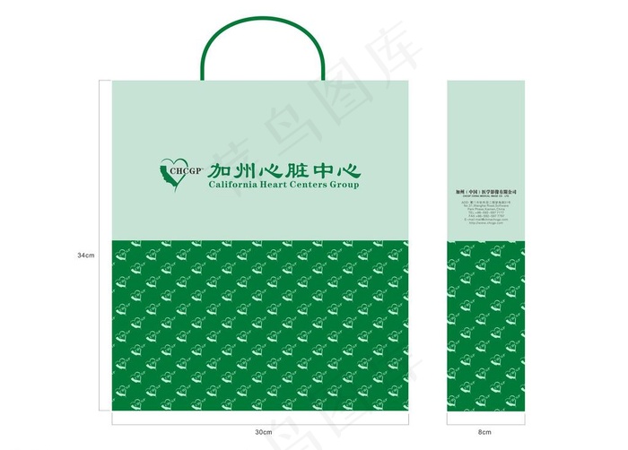 高档手提袋 礼品袋图片cdr矢量模版下载