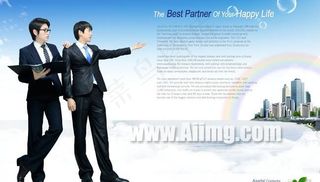 商业男士展示地产PSD分层素材