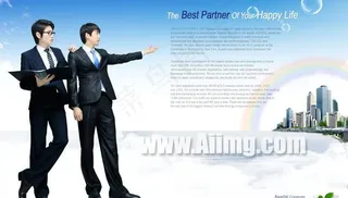 商业男士展示地产PSD分层素材