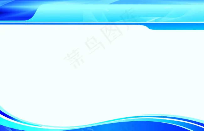 蓝色公告栏cdr矢量模版下载