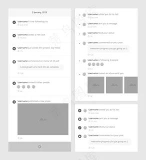 app界面制作元素模板