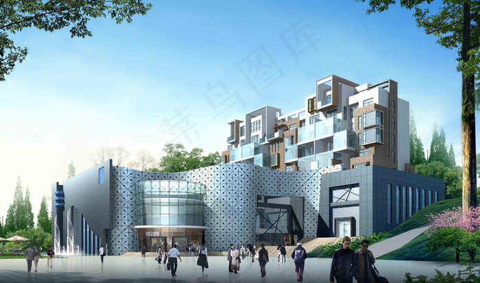 高档小区图片