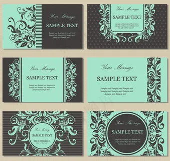 欧式花纹 卡片图片