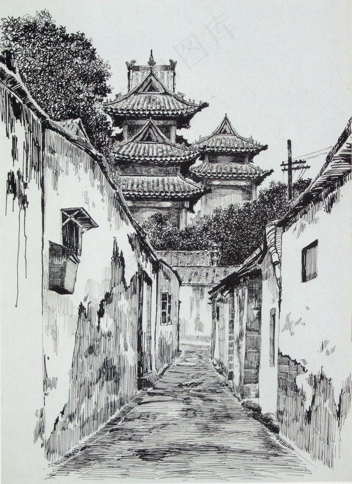 京城小巷图片