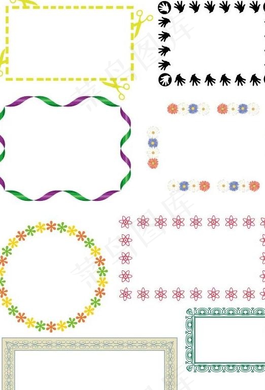 边框矢量素材 边框图片