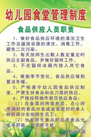 食品供应人员职责cdr矢量模版下载