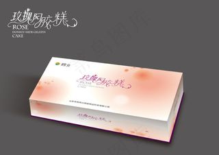 玫瑰阿胶膏大气高档包装设计