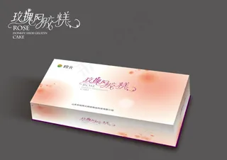 玫瑰阿胶膏大气高档包装设计