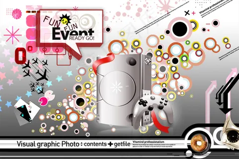 箭头与圆圈等创意设计PSD分层素材