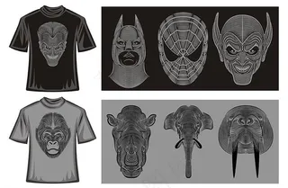 超酷t恤图案图片