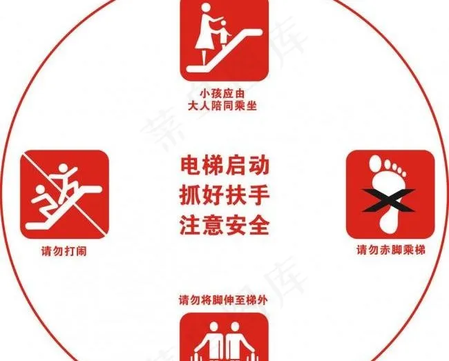 安全导视图片psd模版下载