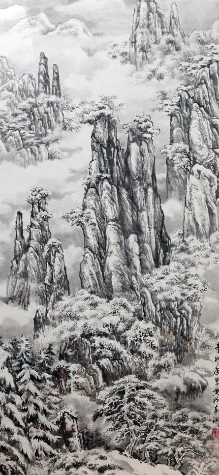 武陵风景画图片