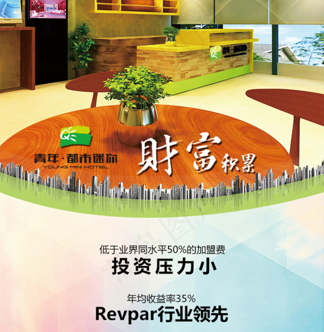 投资海报 展板psd模版下载