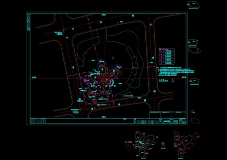 总平面图cad图纸