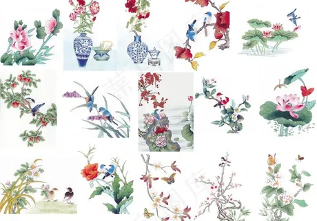 水墨花(位图)图片 水墨花(位图)图片