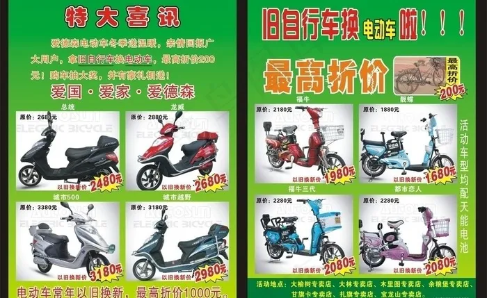 爱德森电动车图片cdr矢量模版下载